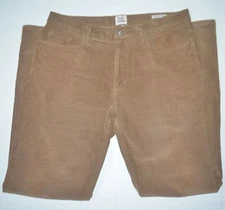FLINT AND TINDER Straight Fit Corduroy Stretch Cotton 5 Pocket Pants 34 x 32