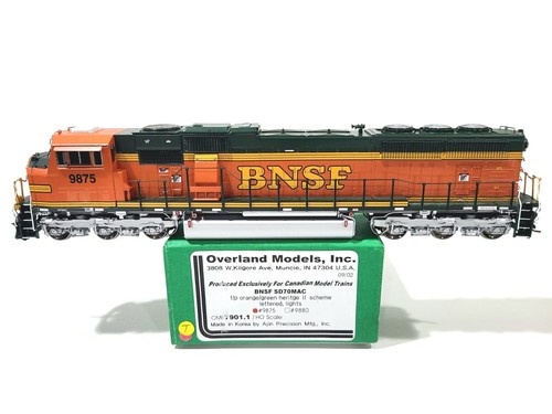 Overland OMI BNSF SD70MAC Burlington Northern Santa Fe #9875 HO latón #7901.1 | Zustand: New: Other (See Details)