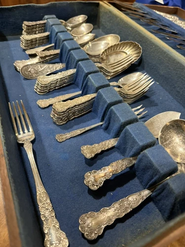 gorham buttercup sterling silver flatware set