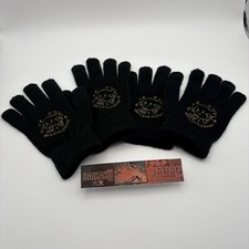 2x Yuzuru Hanyu Irene Gloves Black Gold Pair Set Parent Child Figure Skating JP