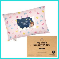 Mini Toddler Pillow with Pillowcase - 9x13 My Little Dreamy Travel Kids Pillo...