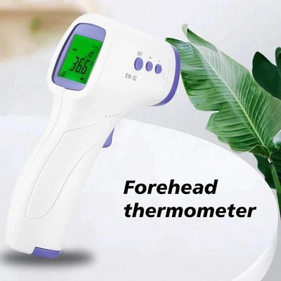 Non-contact digital infrared thermometer for body, forehead, baby, and adults