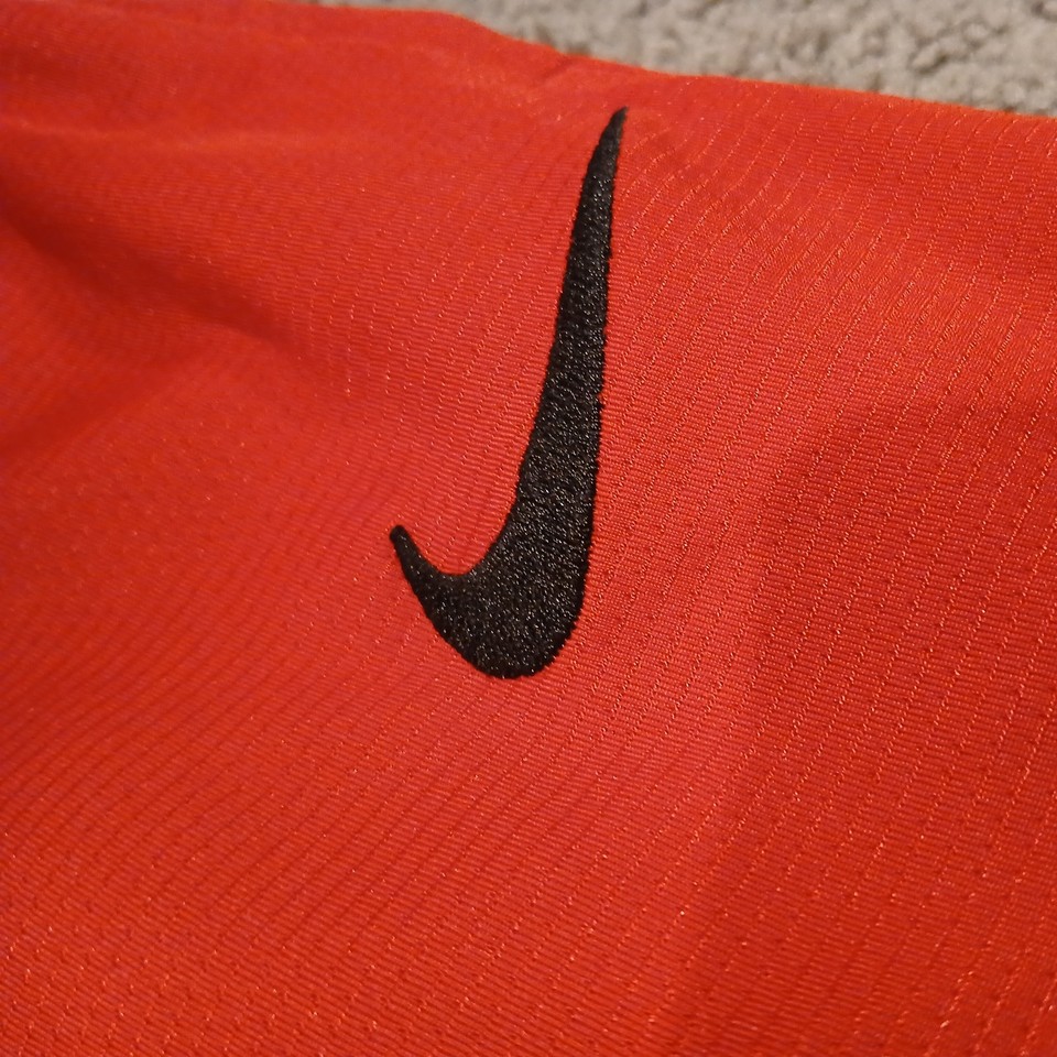 Red Basketball Sign Nike Shorts Mens L Red Baggy Basketball Long Large | eBay