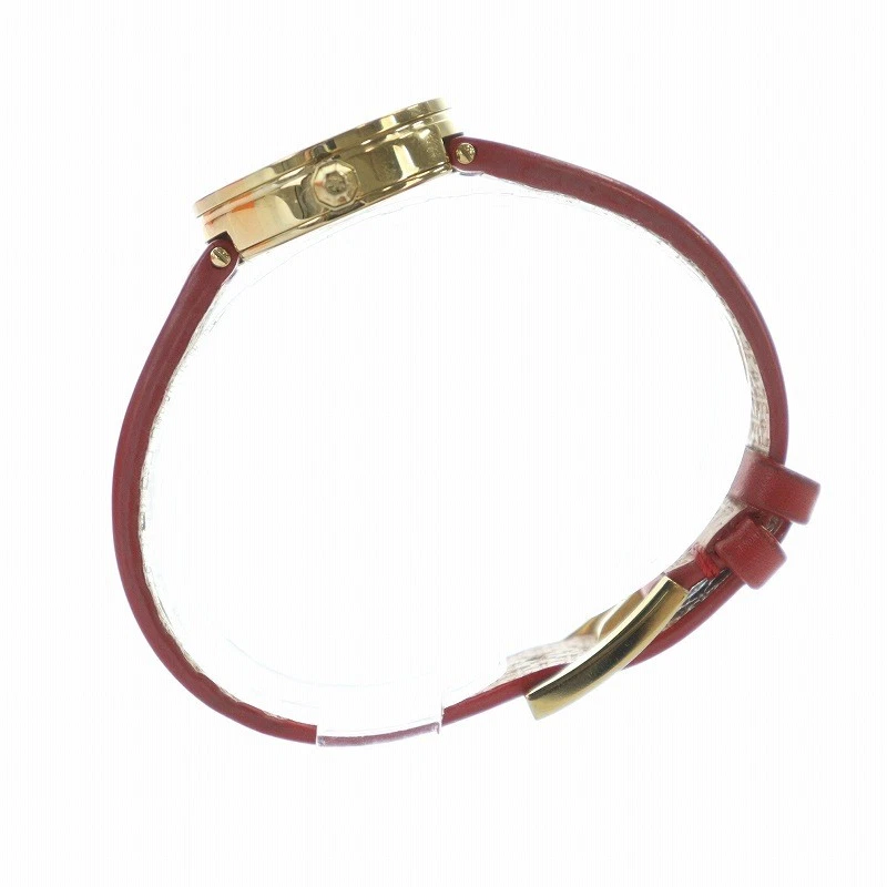 Y0719 Tory Burch Trb4005 Gy18 Orologio Donna Quarzo con Cintura in Pelle Logo Oro