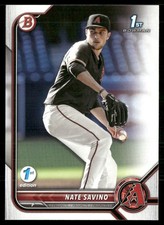 Nate Savino 2022 Bowman Draft 1st Edition Arizona Diamondbacks #BD-163