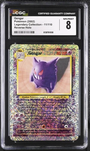 Gengar 2002 Pokemon Legendary Collection Reverse Holo CGC 8 #11