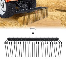 3 Point 60 Tow behind Landscape Rake Lawn Det...
