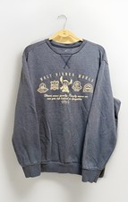 Disney Lilo Stitch Sweatshirt Mens Large Blue Crewneck Disneyland Parks