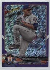 2018 Bowman Chrome Prospects Purple Shimmer Refractor Rogelio Armenteros 1q5