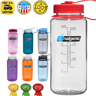 Nalgene Sustain 16 oz. Tritan Wide Mouth Water Bottle - NEW 100%