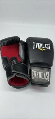 Everlast 12oz Boxing Gloves Black MMA Trainning Sparring Bag Gloves