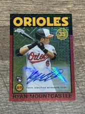 2021 Topps Silver Pack Ryan Mountcastle Red Refractor Rookie Auto /5  Orioles