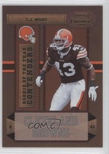 2010 Playoff Contenders Rookie of the Year Gold 6/100 TJ Ward #16 0a1