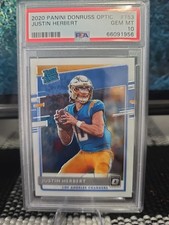 2020 Panini Donruss Optic - Rated Rookies Justin Herbert #153 (RC)