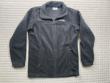 Columbia Boys Full Zip Fleece Jacket Black M 10/12