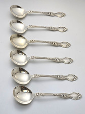 (6) Wallace VIOLET Sterling Silver 5 1/8
