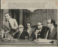 1973 Press Photo William Handley John Mitchell Watergate - RSH12543