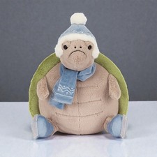 12" Jellycat Timmy Turtle Plush Skating Winter Edition Soft Gift Collectible