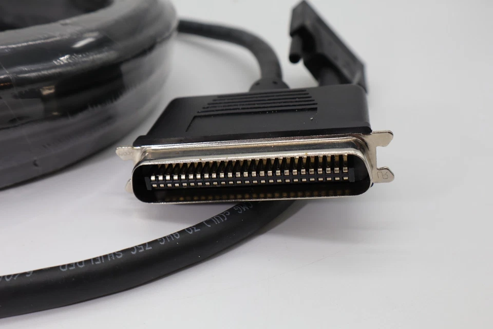 15ft VHDCI 0.8mm 68-Pin Male to Centronics 50-Pin Male SCSI Cable - Image 2 of 4