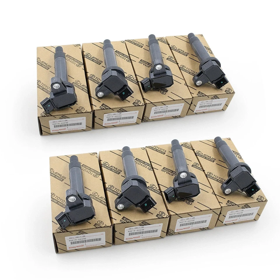 90919-02230 8x Ignition Coils For Lexus GX470 SC430 Toyota 4Runner Land Cruiser - Image 2 of 4