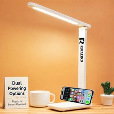 Led Desk Lamp Dimmable Desk Light Reading Lamp 3 Lighting Modes, Eye Protecti...