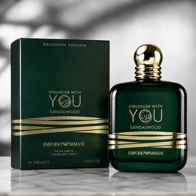 Armani Stronger With You Sandalwood EDP 3.3oz 100ml Free Shipping