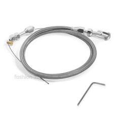 36 Stainless Throttle Cable Fits For Chevy Ls1 4.8 5.3 6.0 5.7l 99-07