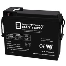 Mighty Max 12V 55AH Front Terminal SLA Battery Compatible With Solar EnergyPower