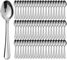 60 PCS Dinner Spoons Set - Windsor Stainless Steel Dinner Spoon 7.1 Inch with Di
