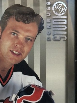 Martin Brodeur signed 1997-98 Donruss Studio 8x10 Photo COA