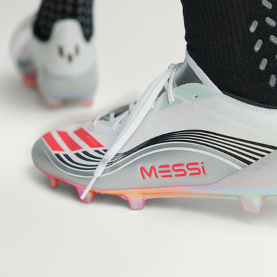 F50 ELITE FG MESSI 25.0㎝ adidas F50 Elite FG Messi Firm Ground Soccer Cleats - Gold/White