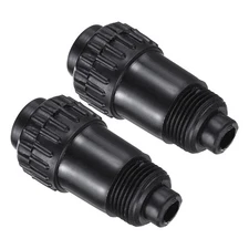 Air Compressor Oil Cap Plug, 2 Pack 20mm Replacement Oil Breather Vent Cap Black