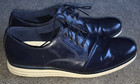 Cole Haan Grand.Os Blue Leather Oxfords Men's 13M #C27998 — photo 3