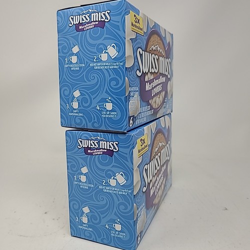 2 Pack Swiss Miss Hot Cocoa Mix Marshmallow Lovers Chocolate Drink 8 Per Box - Picture 2 of 7