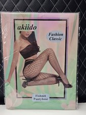 Black Fishnet Stockings Fishnets Tights Pantyhose for Women One Size 100-198lbs