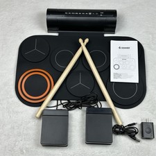 Donner Electronic Drum Roll-up Portable Drum with Built-in Speaker, 2-Way