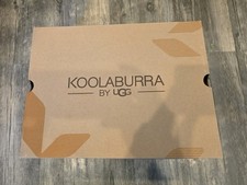 NIB Koolaburra by UGG Tizzey Womens US 10 Black Faux Fur Mule Clog Slippers Cozy
