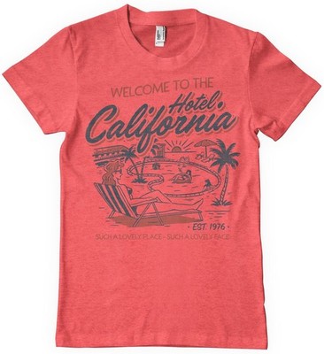 Hotel California T-Shirt Red-Heather