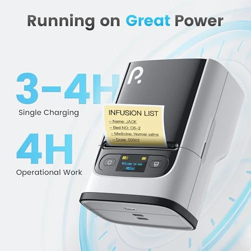 Bluetooth Thermal Label Maker PM220S with 2 Inch Tape Portable Labeling Machine Bluetooth Thermal Label Maker PM220S with 2 Inch Tape Portable Labeling Machine