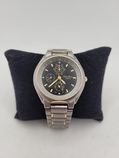 Philip Persio B109 Watch New Battery Titanium Clasp Stainless Silver Black Gold