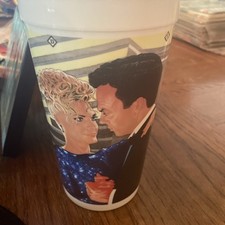 Vintage Batman Returns McDonald's Cup 1992 Selina Kyle And Bruce Wayne