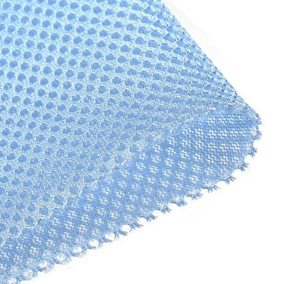 Sky Blue Grid Speaker Grid Stereo Cloth Fabric 100cmx160cm 40''x63''