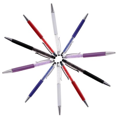 2 Stück Universal Strass Kapazitiver Stylus Kugelschreiber Klick Stift