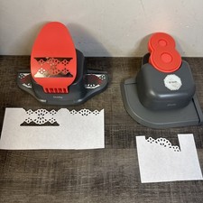 We R Memory Keepers Mini 8 Paper Punch 6" Doily Boarder Set Scrapbook Craft Card