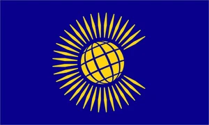 Commonwealth Flag Self Adhesive Sticker