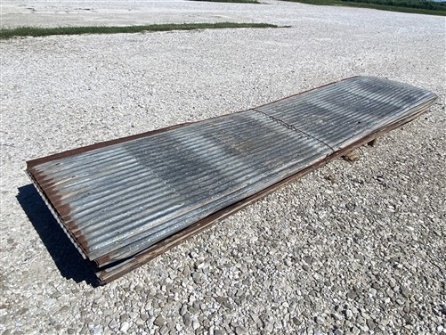 36 Sheets Reclaimed Barn Tin, 10' Corrugated Metal, 720 Sq Ft Salvage B21