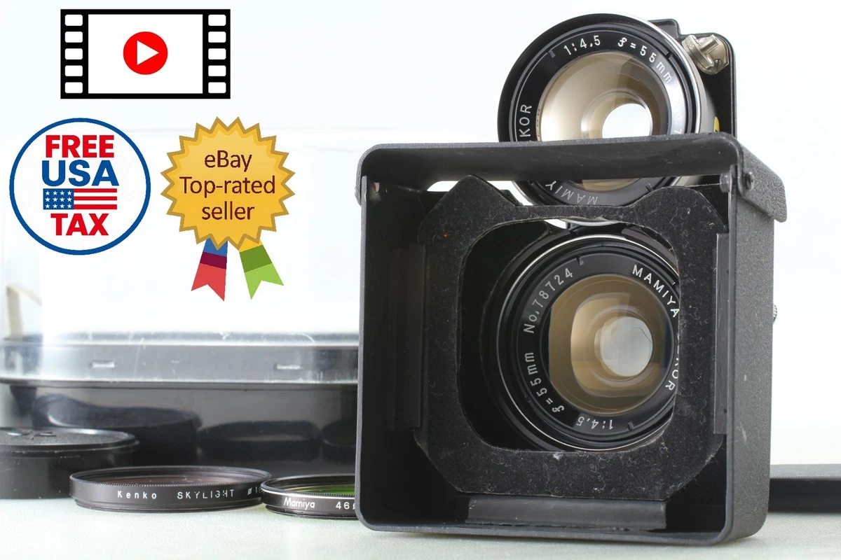 Mamiya f/4.5 55mm Focal Camera Lenses for sale | eBay