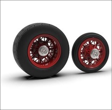 118 17 Wire Wheel On Deep And Skinny Tires 41mm Rear 33mm Front