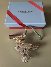 Newbridge Silverware Christmas Tree Decoration With Dove & Bell In Original Box