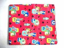2 Yards 44" Wide Rugrats Tommy, Angelica, Phil, Lil, Dill Cotton Fabric, Viacom